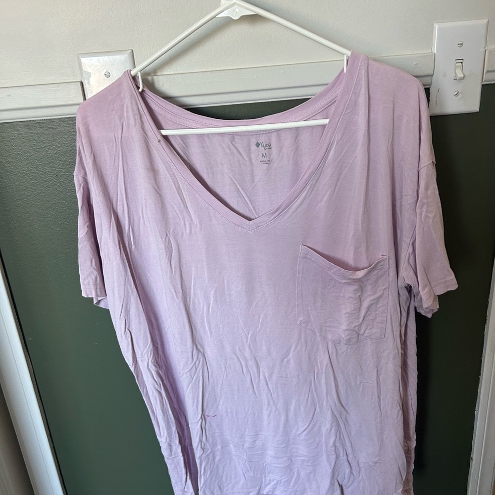 Kyte BABY V-Neck Short Sleeve Top